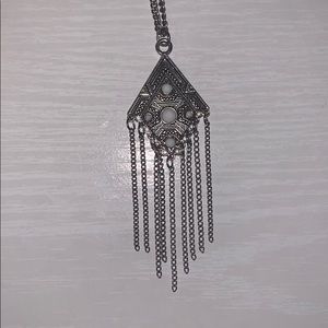 long dangling necklace